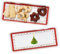 MamboCat Lot de 2 plateaux à gâteau rectangulaires pour rêve, avec décoration de Noël, plateau de service pour tartes, biscuits, rouleau de biscuit, pour Noël, la Saint-Nicolas, l'Avent, Noël