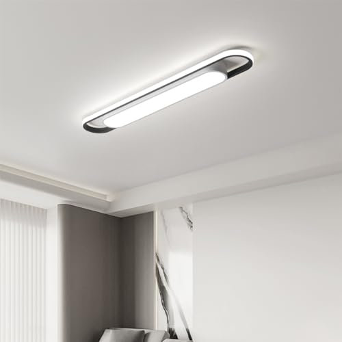 Naroume Modern LED Ceiling Lights,6000K Flush Mount Ceiling Lamp,49W Metal Smart Ceiling Chandelier Lighting Fixture for Living Room Bedroom Dining Room Office Hallway Aisle