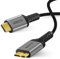 GERETIN USB C auf Micro B Kabel 0.5M USB Typ C USB 3.0 Festplattenkabel USB C zu Micro B Stecker Nylon Kompatibel mit Toshiba Seagate WD Externen Festplatten MacBook Samsung S5 Note 3 Kamera HDD usw