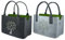 MF Filztasche Lebensbaum Shoppingtasche Tragetasche, Handtasche, Geschenk, Einkaufstasche,Baum Breite 40cm Filz (Dunkelgrau & Hellgrau)
