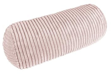 Bookiepad Nackenrolle Cozy Shara, Cord Komfortables Lese-Accessoire, Modernes Design, (Rose)