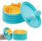momgyaamz Portamerenda, Porta Caramelle da Tavolo con Maniglia, Porta Caramelle in Silicone, Biscottiera Ermetica per Bar, Scrivania e Cassetto, Porta Biscotti Portatile, Porta Merenda, 1 Pezzo