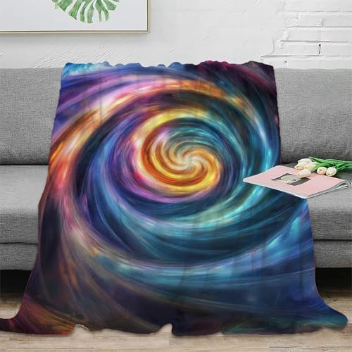 DHBANEIOK Galactic Nebula Gaming Blanket 3D Design Bed Blanket Bedding Decorative Throw Blanket Lightweight Cozy Plush for Bed Couch Blanket 50x60inch(127x152cm)