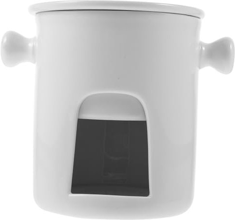 OFFSCH Melting Fondue Pot Ceramic Cheese Warmer Sturdy Easy to Clean Great for Parties and Events