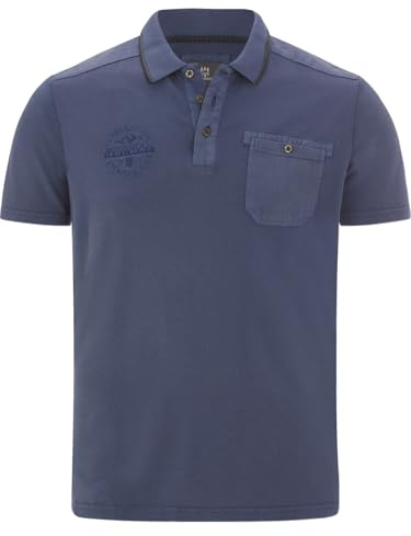 Jan Vanderstorm Herren Poloshirt Gunhelm Blau, 7XL (XXXXXXXL) - 80/82