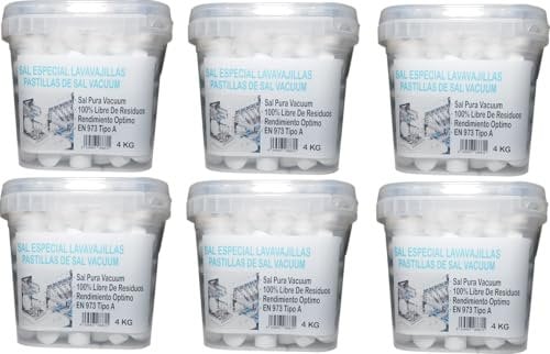 Sal Para Lavavajillas 4Kg (6, Vacuum Pastillas)