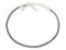 Louis Ciocchetti dal 1887 Bracciale Tennis Nero Argento 925 con Zirconi 5A da 2 mm e catena argento, Gioiello Elegante Regolabile per Donna – Idea Regalo Raffinata con Packaging Lusso – Qualità