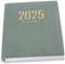 Housoutil 2025 Agenda-Buch Agenda Notebook Spiral-Wochenplaner Notizbücher zeitlos Jahresplaner Uhr notizbuch jahreskalender Monatsplaner Notizblock bequemer akademischer Planer Papier Green
