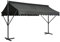 Festnight Standmarkise Freistehend Markise 4x3 m Gartenmarkise Klemmmarkise Sonnenschutz Garten Markise Terrassen Pergola Terassenüberdachung Anthrazit