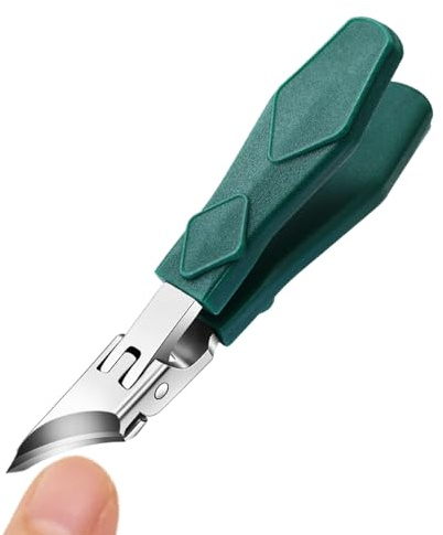 Coupe-Ongles Incarnés, Modèle Robust Biseauté Anti-Éclaboussures, Accessoire pour Soins des Ongles Adultes Seniors Maison Voyage