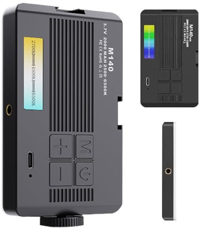 Hitburu Handy Selfie Licht | Selbstleuchtende Lampe Mit Einstellbarer Helligkeit - Fotografisches Fülllicht mit integrierten 96 LEDs für das Live-Streaming, den Laptop, den Computermonitor und