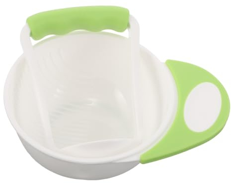 TOGEVAL Food Masher Bowl mit Rutschfester Basis Teiliges Leicht zu Reinigen Effektives Pürieren von Obst und Tragbar für Babynahrung und Beikostzubereitung
