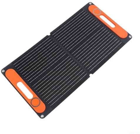 Pannello solare portatile da 80 W con doppia uscita USB e 12 V, kit pieghevole e leggero per la ricarica della batteria solare e attività all'aperto