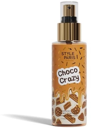 Style Paris Choco Crazy Perfumed Mist, Fragrance Mist for Body and Hair, 100 ml