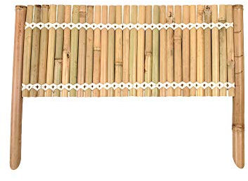 Verdemax Panneau de bordure en bambou naturel 3430 cm 50 x 35 cm