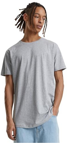Urban Classics Herren Shaped Long Tee T-Shirt, Grau (grey), XL
