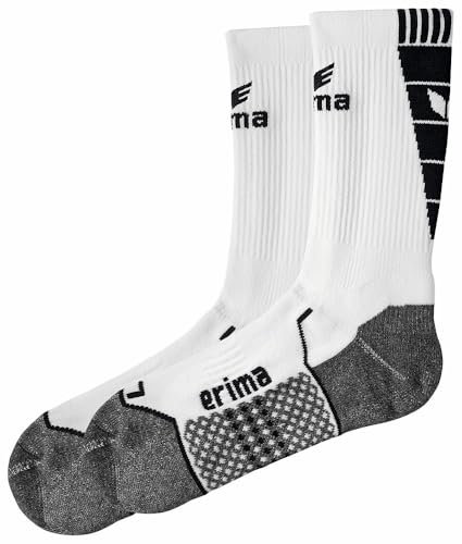 Erima Short Socks Trainingssocken weissschwarz, 4 (44-46) Ohne Geschlecht