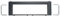 RTA 000.090-0 1-DIN Radioblende für Mitsubishi Colt (CZ)