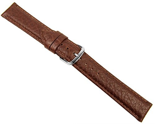 Herzog Uhrenarmband Kalbsleder Matt Braun Honig 20618S, Stegbreite:20mm