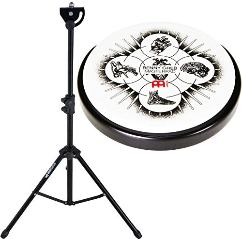 Meinl MPP-6- BG B. Greb Practice Pad Übungspad + keepdrum Stativ Übungspadständer