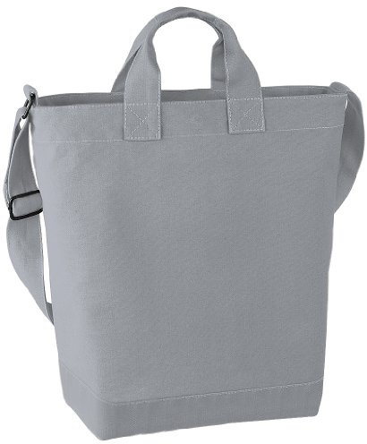 BagBase BG673LGRE Canvas Day Bag Light Grey Bg673 - Light Grey, M