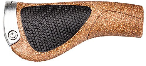 Ergon Fahrradlenkergriff GP1 Rohloff/Nexus, 42410206 (für die Fahrräder mit Grip-Shift Schaltung),Braun , Small