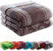 Erwin Müller Duschtuch-Set 2er-Pack braun Größe 70x140 cm - Ludwigsburg - 100% Baumwolle - kuschelweich, saugstark, voluminös - praktisch durch beidseitige Schlaufen (weitere Farben)