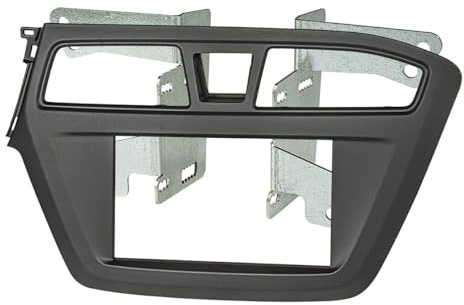 tomzz Audio 2419-000 Doppel DIN Radioblende kompatibel mit Hyundai i20 ab 2014-2020 schwarz