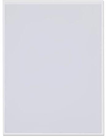 Rechtecktaschen Klarsichttaschen 100 Stück - selbstklebend transparent permanent 115x158mm BxH für A6