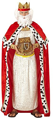 W WIDMANN MILANO Party Fashion - Kostüm Biblischer König, Umhang und Krone, Krippenspiel, Fasching