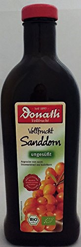 Donath Vollfrucht Sanddorn ungesüßt bio, 3 x 500ml