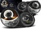 Paar Herde Scheinwerfer VW Polo 9 N 01 – 05 ANGEL EYES SCHWARZ vw59