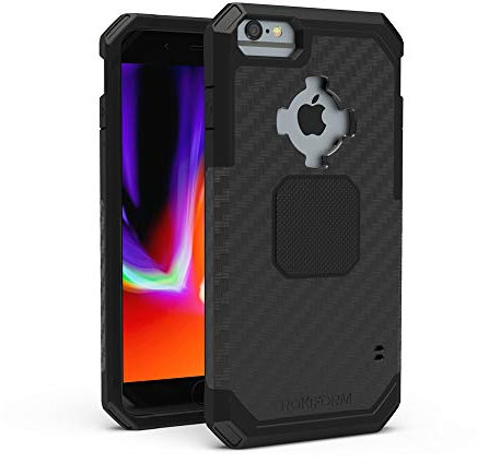 Rokform - Magnetic iPhone SE (2nd generation)/8/7/6 Case with Twist Lock Mount, Military Grade Rugged Mobile Phone Holder Series (Black)