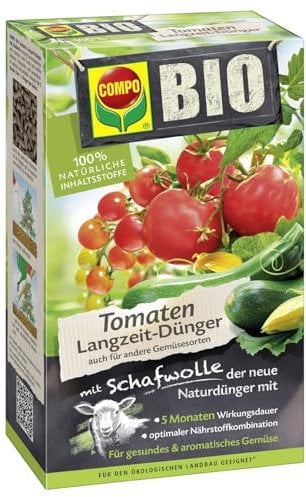 Bio-Tomaten-Dünger mit Schafwolle, Compo, 0,75 kg