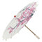 23.6In Handgemachter Regenschirm Geisha Ölpapier Regenschirm Chinesische Kunst Klassischer Tanz Regenschirm Sonnenschirm mit Pflaumenblüte