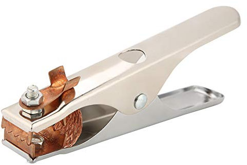 FTVOGUE 300A Electroplated Ground Clamp Copper Welding Earth Clip for Manual Welder
