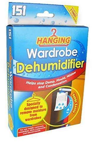 3 X Hanging Wardrobe Dehumidifier Damp