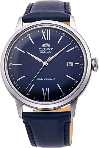 Orient Herren Analog Automatik Uhr mit Leder Armband RA-AC0021L10B