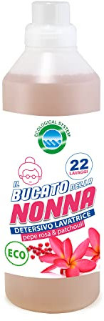 Detersivo lavatrice liquido ecologico Pepe Rosa e Patchouly - Il Bucato della Nonna 22 lavaggi