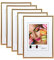 IDEAL TREND New Lifestyle Set Bilderrahmen Wanddeko Collage Poster Rahmen 2er 3er 5er Pack: Farbe: 5er Pack Kupfer | Format: 50x70