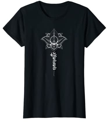 Lebensbaum Lotus Meditation Yoga Chakra Namaste T-Shirt
