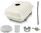 Wai Danie 17510-ZE1-030ZA Serbatoio del carburante Compatibile con Honda GX140 GX160 GX200 5,5 HP 6,5 HP Motore Pompa Acqua Idropulitrice con Petcock Tappo Gas Filtro