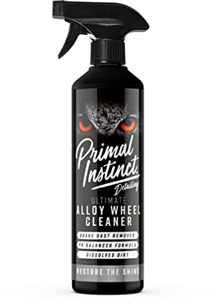 Primal Instinct Car Alloy Wheel Rim Cleaner Spray | Removes Brake Dust & Contaminants, 500ml