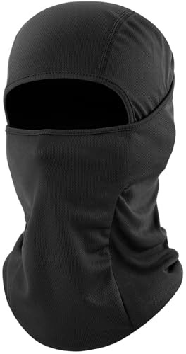ROXUN Ski Mask Balaclava Shiesty, Motorcycle Summer Cooling Breathable UV Protector for Men/Women Black