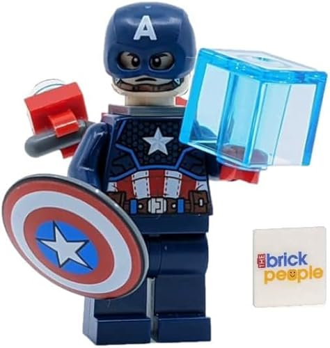 LEGO Superheroes: Captain America Minifig with Jetpack and Tesseract