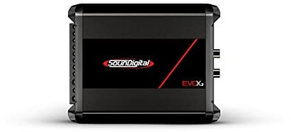 Soundigital 800W RMS 4 Channel Amplifier 800.4 EVOX2 4 Ohm Vehicle Amp (Renewed)