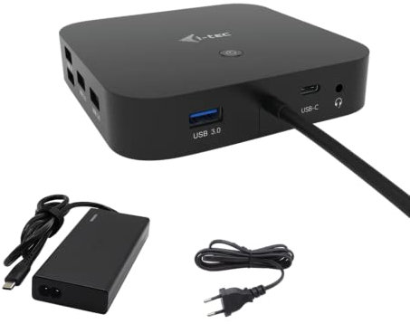 i-tec USB-C HDMI Dual DP Docking Station 100 W + Universal Charger 100 W