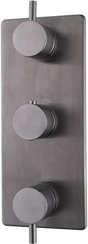 Saqu Shine Abdeckung Einbau-Thermostat Gunmetal