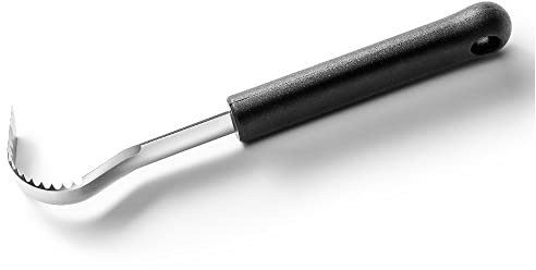 Forgast Couteau à beurre décoratif | Idéal pour les fêtes et célébrations | Lubrification pratique | Manche en matière synthétique | Pièce usinée en Acier inoxydable | Longueur 19,7 cm