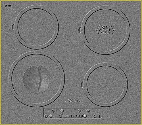 Kaiser Placa de inducción KCT 6705 RI Cocina, 60 cm, Diseño de placa de hierro fundido, marco estrecho Antique Gold